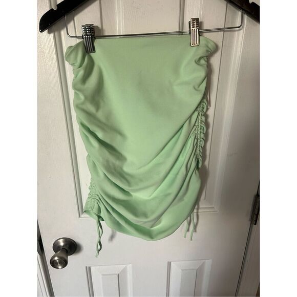 Zara lime green topped up with crunched up sides size small runs like extra smal - Picture 1 of 7